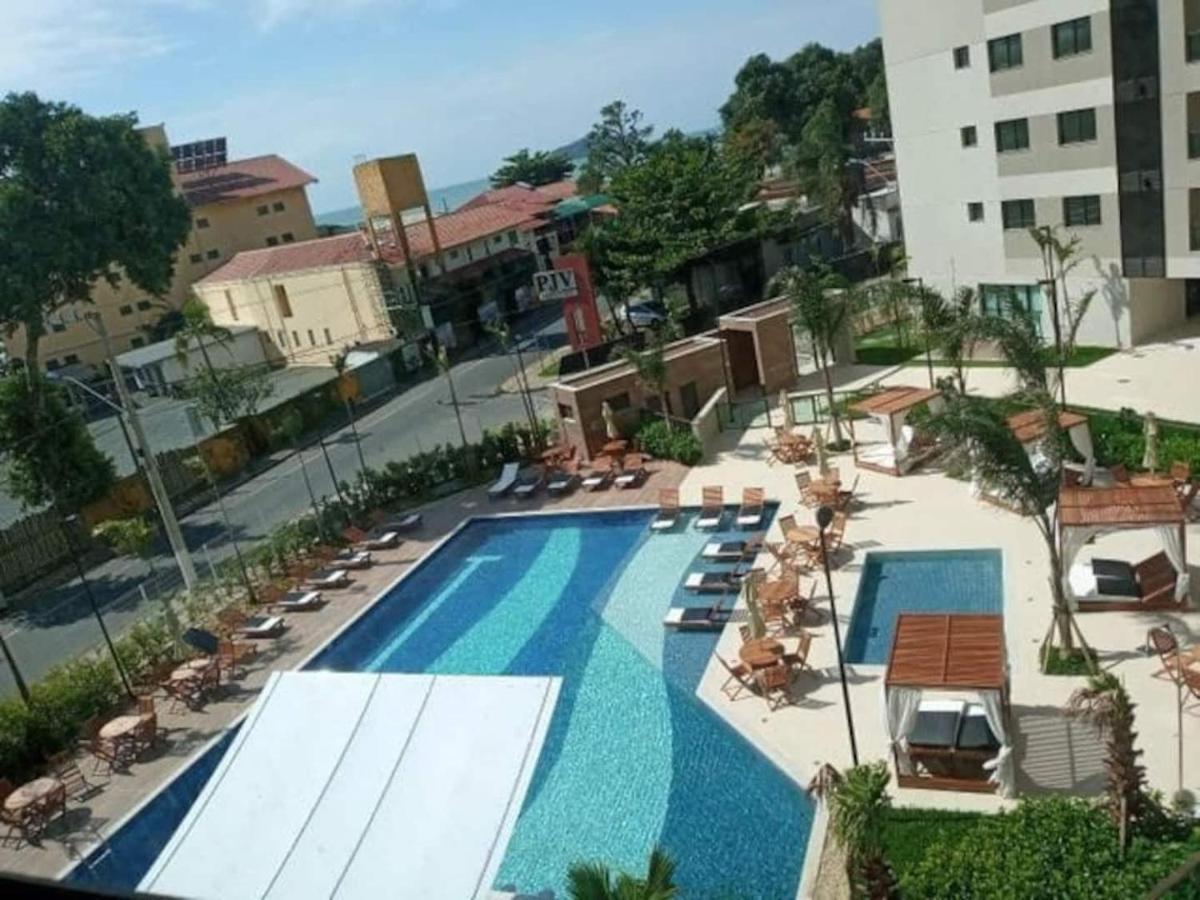 Aptos Em Home Club Frente Mar Com Area De Lazer Completa Penha  Esterno foto